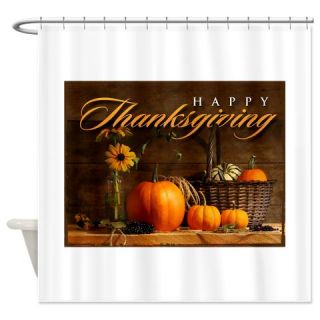  happy pumpkin thanksgiving Shower Curtain  Use code FREECART at Checkout