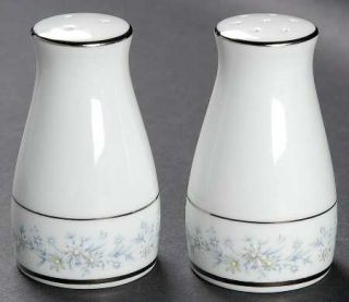 Noritake Marywood Salt & Pepper Set, Fine China Dinnerware   Contemporary,White,