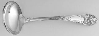 Gorham Royal Lily (Silverplate, 1991) Gravy Ladle, Solid Piece   Silverplate, 19