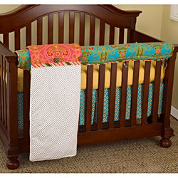 Cotton Tale Girls 4 piece Crib Bedding Set In Gypsy (MultiThread count 300Gender GirlMaterials Cotton, polyfill )
