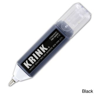 Krink K 12 Compact Permanent Paint Marker (Purple, orange, red, silver, gold, light blue, light green, light pink, blackModel Krink Compact Marker UploadDimensions 4 inches long x 1 inch wide x 0.75 inch deepQuantity One (1) marker )