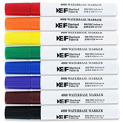 Eberhard Faber Water based Chisel tip Markers (pack Of 8)