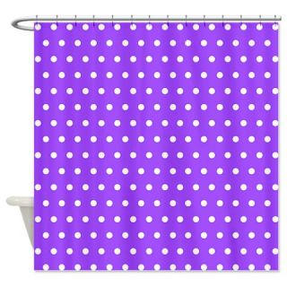  Purple Polka Dot Shower Curtain  Use code FREECART at Checkout