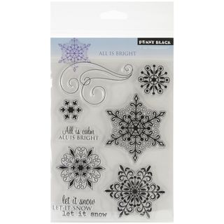 Penny Black Clear Stamps 5x7.5 Sheet all Is Bright