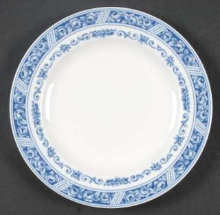 Pfaltzgraff Blue Organdy Bread & Butter Plate, Fine China Dinnerware   Bone Chin