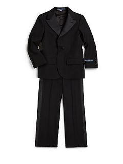 Ralph Lauren Little Boys Two Piece Fairbanks Tuxedo Suit   Black