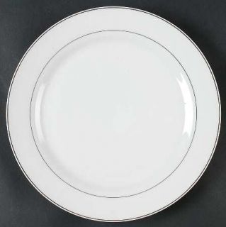 Oneida Splendid Platinum Dinner Plate, Fine China Dinnerware   All White,Platinu
