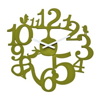 Koziol PIP Clock 23275 Color Solid Olive Green