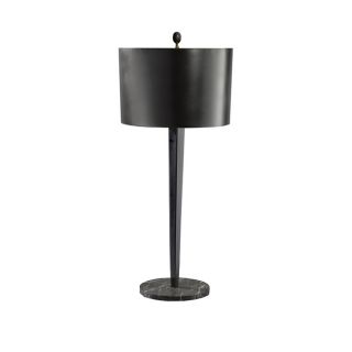 Black Chrome/ Black Marble Table Lamp