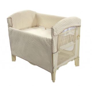 Arms Reach Ideal Co sleeper (NaturalMaterials Polyester, metalDimensions 34 inches long x 10.75 inches wide x 10.75 inches highMaximum Weight Capacity 30 lbs.Manufacturer???s Recommended Age 0   5 MonthsSafety The Co Sleeper and bassinet modes are on