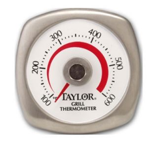 Taylor Dial Grill Thermometer w/ 100 to 600 Degree Capacity