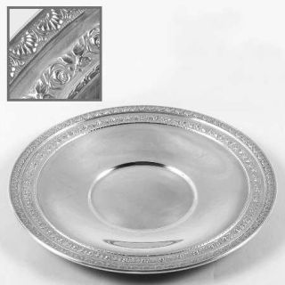 Wallace N6542 (Silverplate, Hollowware) Silverplate Sandwich Plate   Silverplate