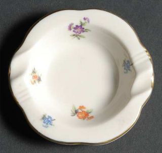 Pickard Floral Chintz 3 Ashtray, Fine China Dinnerware   Small Floral Clusters