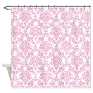 Pink Damask Shower Curtain  Use code FREECART at Checkout