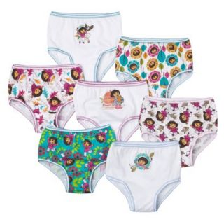 7 Pack Underwear, Little Girls Dora the Explorer by Handcraft 4T