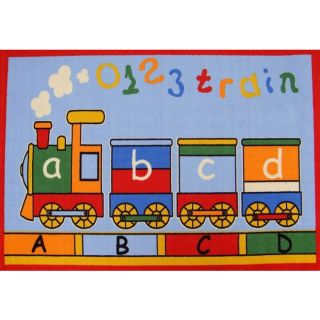 Kids Rugs Non skid Train Kids Multi 46 X 61 (nylonPile Height .2 inchesStyle CasualPrimary color MultiSecondary colors MultiPattern Baby/Kids/Tween Tip We recommend the use of a non skid pad to keep the rug in place on smooth surfaces.All rug sizes 