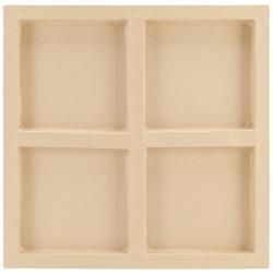 Off The Page Boxes  Frame W/4 Divisions  12.5 X12.5 (5.25 X5.25 Division)