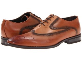 Robert Wayne Verona Mens Lace Up Wing Tip Shoes (Brown)