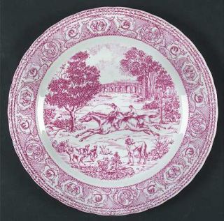 Corona Columbia St. George Rose Dinner Plate, Fine China Dinnerware   Pink On Wh