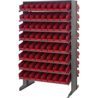 Quantum Storage Double Sided Rack With 128 Bins   24in. x 36in. x 60in. Size,