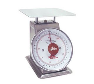 Update International 8 Fixed Dial Scale   10 lb Capacity, 1 oz Graduations, Stainless