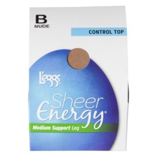 Leggs Sheer Energy Control Top   Nude