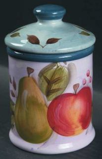 Heritage Mint Black Forest Fruits Small Canister, Fine China Dinnerware   Fruit