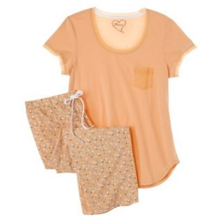 Warm Essentials by Cuddl Duds Womens Pajama Sets   Orange S