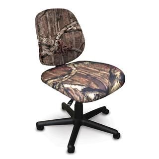 Allegra Mossy Oak Fully Assembled Fabric Task Chair (Mossy Oak?? Break Up Infinity?? fabric/black baseWeight capacity 250 lbsDimensions 33 39 inches high x 23 inches wide x 26 inches deepSeat dimensions 20 inches wide x 19 inches deepBack size 17.25 1