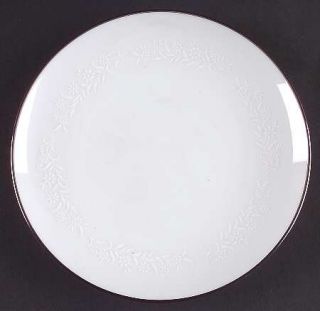 Zylstra Snow Flower Bread & Butter Plate, Fine China Dinnerware   White Flowers