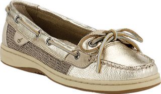 Womens Sperry Top Sider Angelfish Metallic   Gold Metallic Casual Shoes