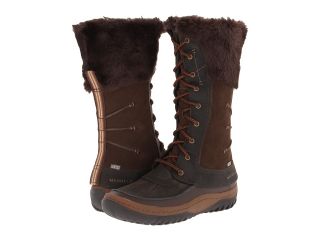 Merrell Decora Prelude Waterproof Womens Hiking Boots (Brown)