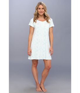 Karen Neuburger Daylight S/S Henley Nightshirt Womens Pajama (White)