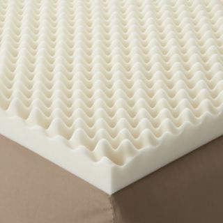 Enhance Highloft 3 Memory Foam Topper   White (King)