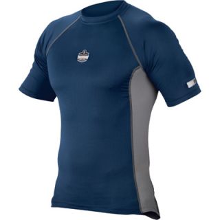 Ergodyne CORE Performance Work Wear Short Sleeve T Shirt   Navy, Large, Model#