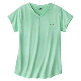 C9 by Champion Girls Duo Dry Endurance V Neck Short Sleeve Tech Tee   Spring
