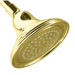 Kohler K 10391 pb Vibrant Polished Brass Devonshire Single function Showerhead