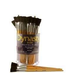 Dynasty Camel Hair B 300 Flat Brushes (canister Of 72)