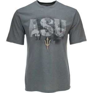 Arizona State Sun Devils Level Wear NCAA Football Shadow Team T Shirt