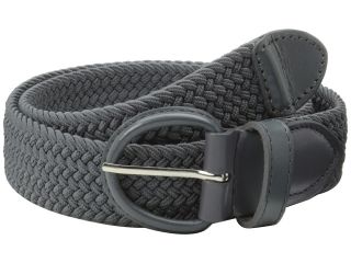 Florsheim Braided Elastic Stretch Belt 35mm Mens Belts (Gray)