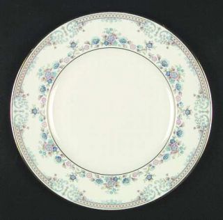 Royal Doulton Highland Valley Dinner Plate, Fine China Dinnerware   Pastel Flowe