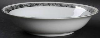 Harmony House China Romaic Coupe Soup Bowl, Fine China Dinnerware   Platinum Gre
