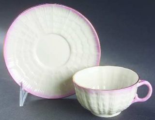 Belleek Pottery (Ireland) Archive Collection Flat Cup & Saucer Set, Fine China D