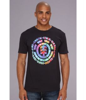 Element Psychedelic S/S Tee Mens Short Sleeve Pullover (Black)