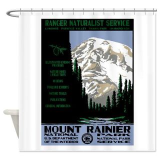  Mount Rainier National Park Shower Curtain  Use code FREECART at Checkout