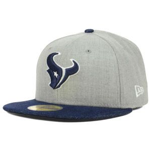 Houston Texans New Era NFL Toppd Up Denim 59FIFTY Cap