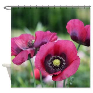 Monets Poppies Shower Curtain  Use code FREECART at Checkout