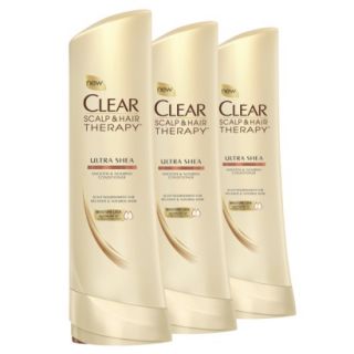 Clear Conditioner Ultra Shea Smooth & Nourish 3 Pack Bundle 38.1oz