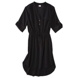 Merona Womens Plus Size 3/4 Sleeve Dress   Black 1