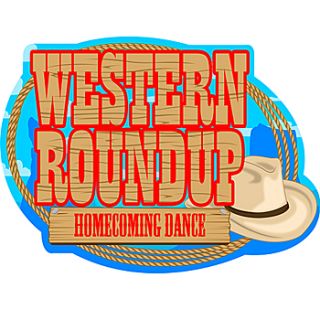 Western Round Up Personalized Sign